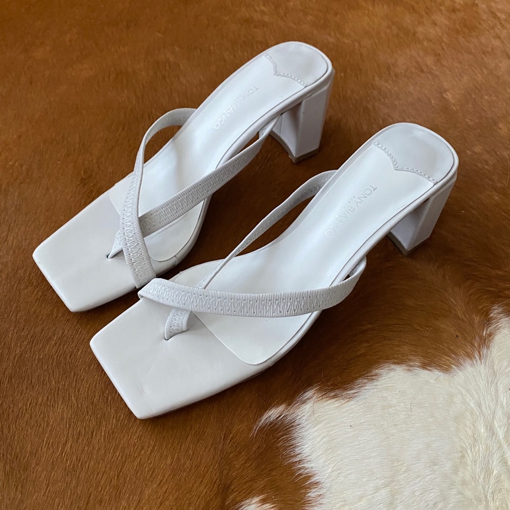 Tony Bianco Serrah Milk Capretto Heels